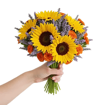 Golden Sunflower Bouquet