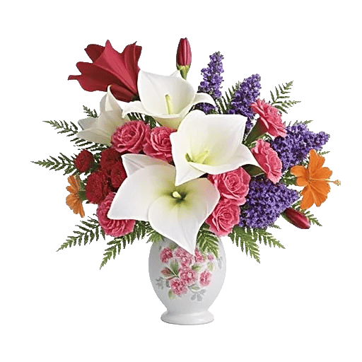 Crimson Blossom Harmony