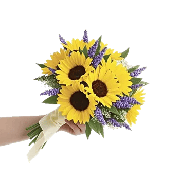 Golden Sunflower Bouquet