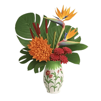 Tropical Sunflower Burst