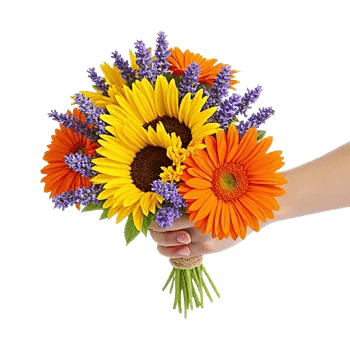 Golden Sunflower Bouquet