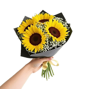Golden Sunflower Bouquet