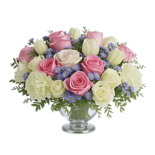 Blush Romantic Centerpiece