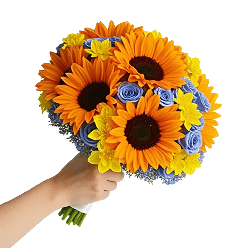 Golden Sunflower Bouquet