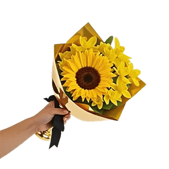 Golden Sunflower Bouquet