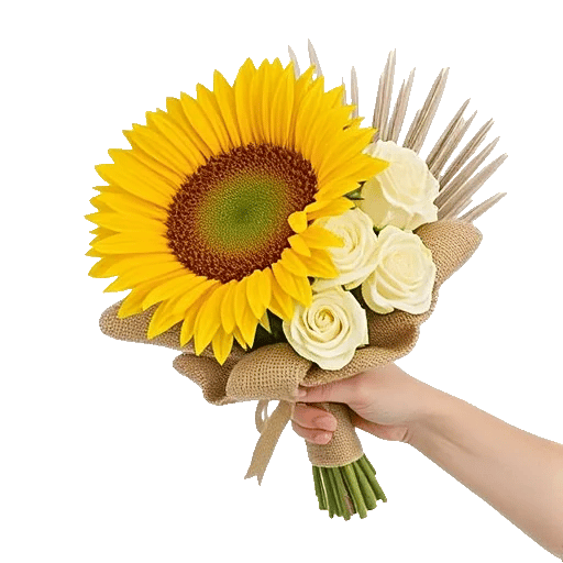 Golden Sunflower Bouquet