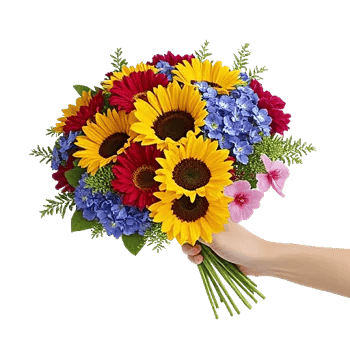 Golden Sunflower Bouquet