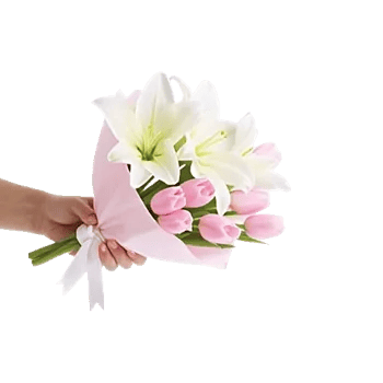 Graceful Lily Display