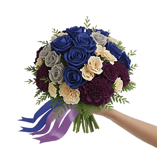 Elegant Blue Roses