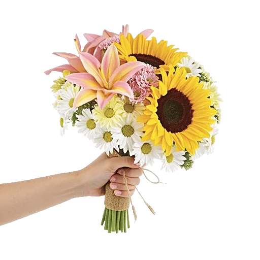 Golden Sunflower Bouquet