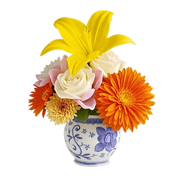 Graceful Lily Display