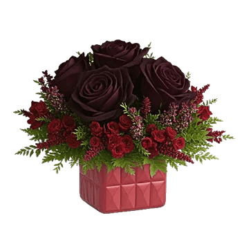 Crimson Blossom Harmony