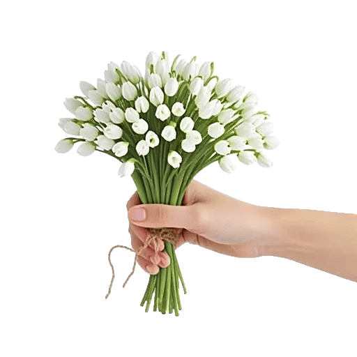 Minimalist White Orchids