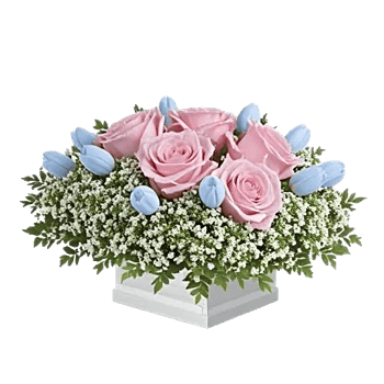 Blush Romantic Centerpiece