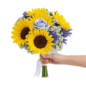 Golden Sunflower Bouquet