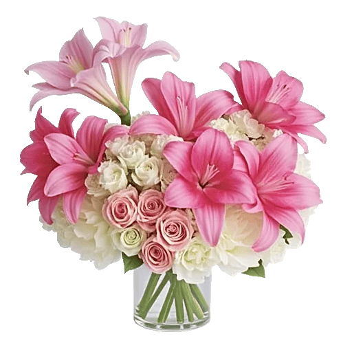 Blush Romantic Centerpiece