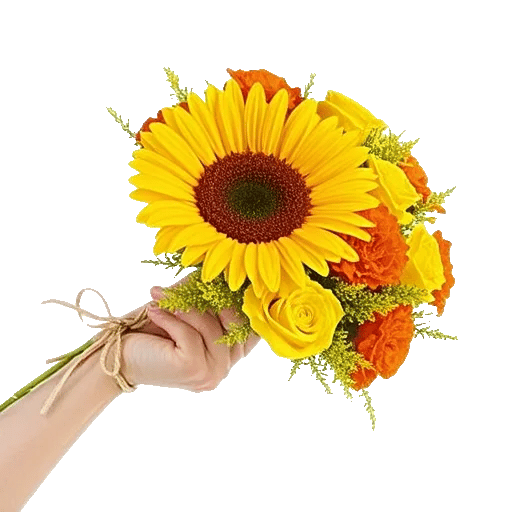 Golden Sunflower Bouquet