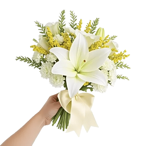 Graceful Lily Display