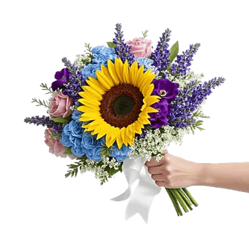 Golden Sunflower Bouquet