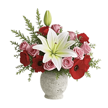 Graceful Lily Display