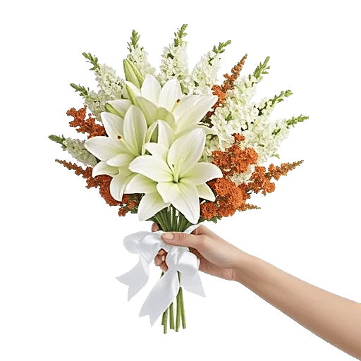 Graceful Lily Display