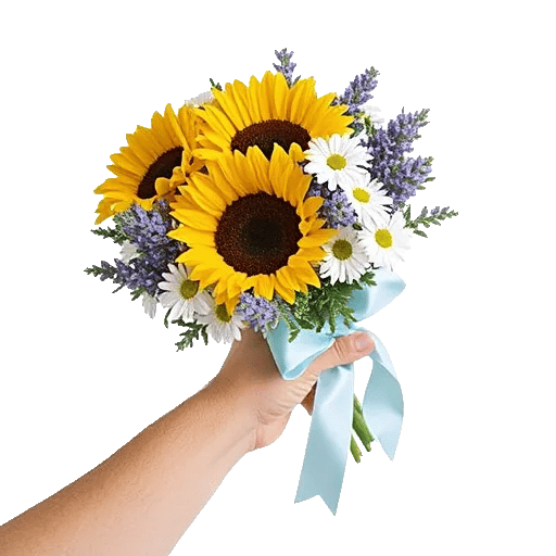 Golden Sunflower Bouquet