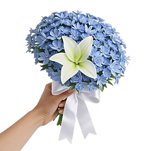 Elegant Blue Roses