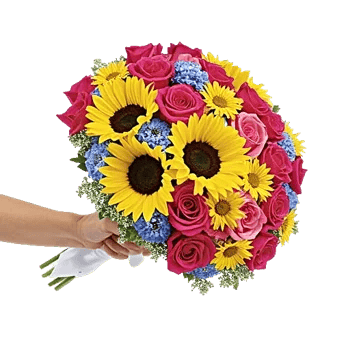 Golden Sunflower Bouquet