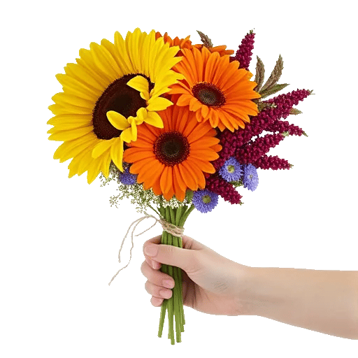 Amber Sunflower Glow