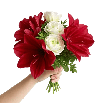 Crimson Blossom Harmony
