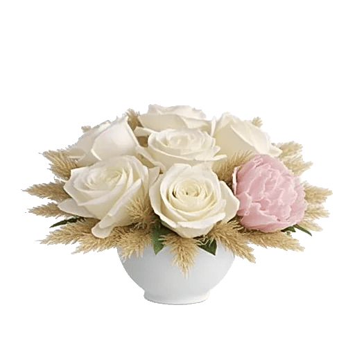 Blush Romantic Centerpiece