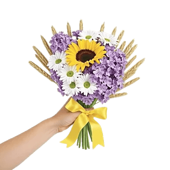 Golden Sunflower Bouquet