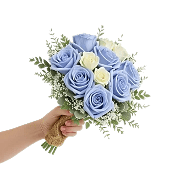 Elegant Blue Roses