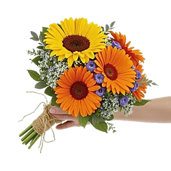 Golden Sunflower Bouquet