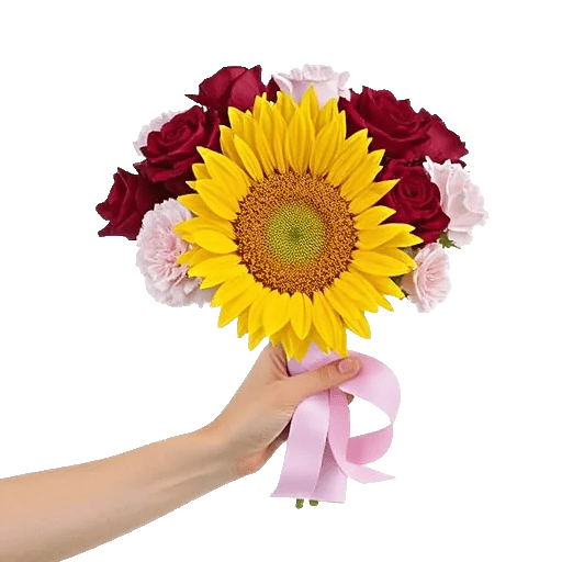 Golden Sunflower Bouquet