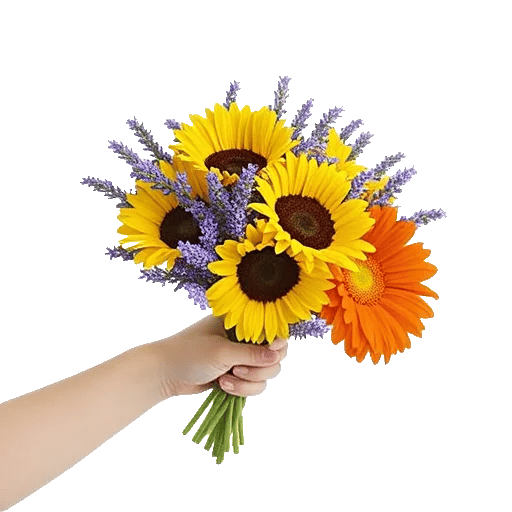 Golden Sunflower Bouquet