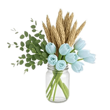 Minimalist White Orchids