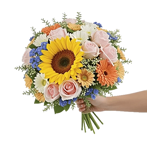 Golden Sunflower Bouquet