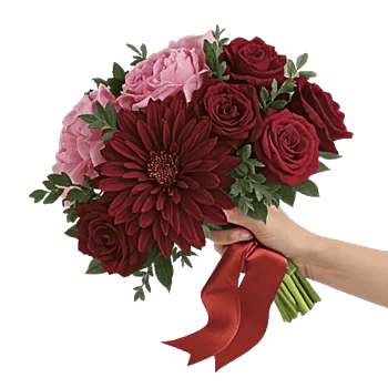 Crimson Blossom Harmony