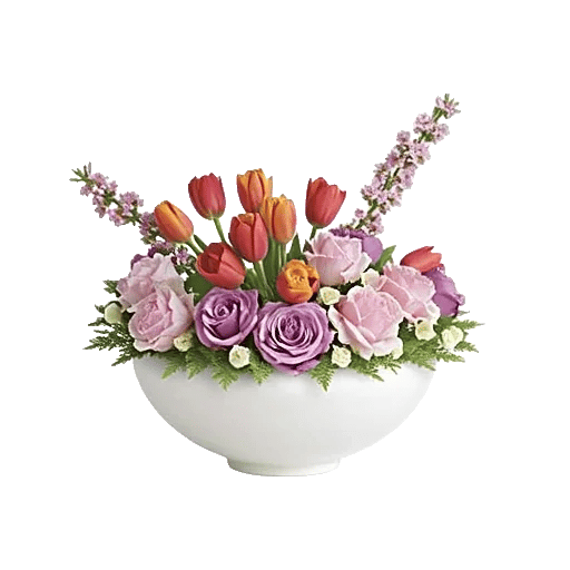 Blush Romantic Centerpiece