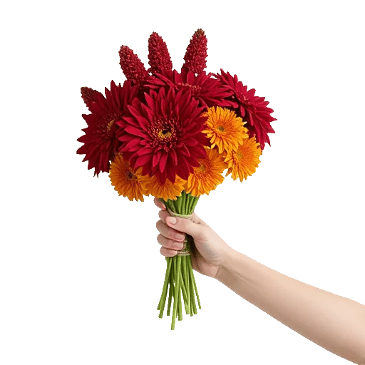 Crimson Blossom Harmony