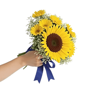 Golden Sunflower Bouquet