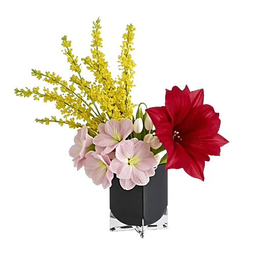 Crimson Blossom Harmony