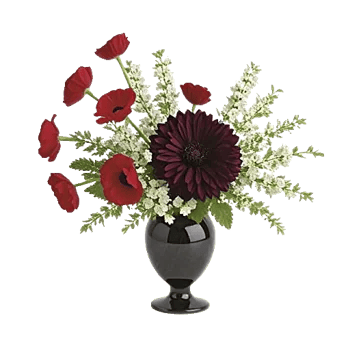 Crimson Blossom Harmony