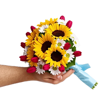 Golden Sunflower Bouquet