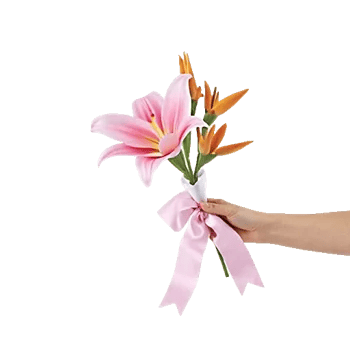 Graceful Lily Display