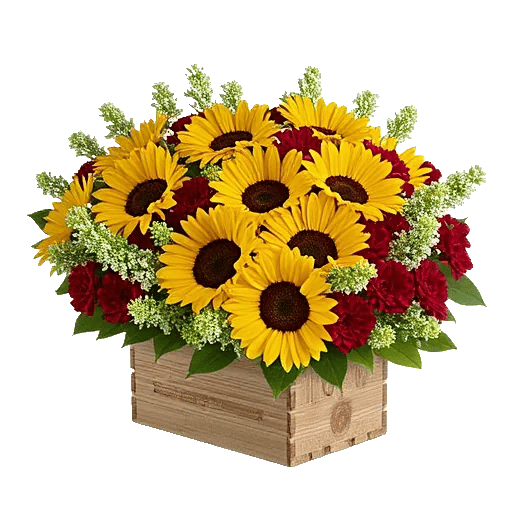 Golden Sunflower Bouquet
