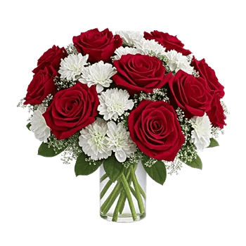 Crimson Blossom Harmony