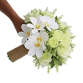 Modern White Orchids
