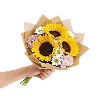 Golden Sunflower Bouquet